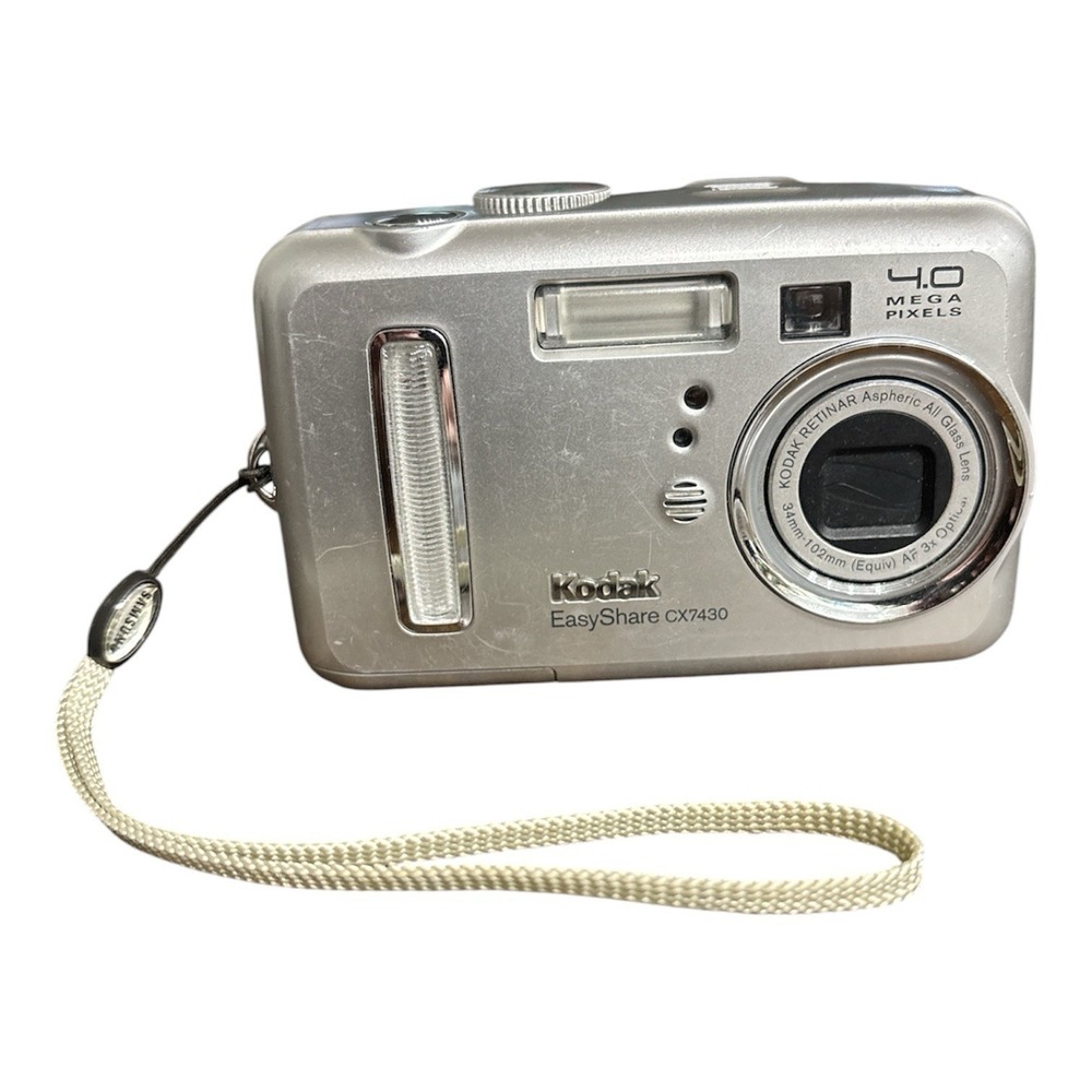 Kodak EasyShare CX7430 Silver 4.0 MP Digital Camera Not Tested Needs Battery